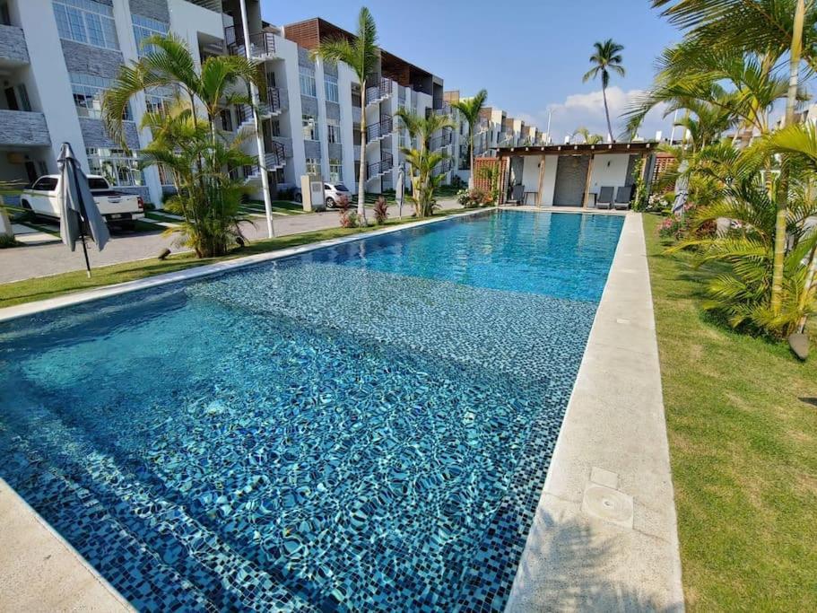 Апартаменти Departamento Con Alberca Мансанільйо Екстер'єр фото