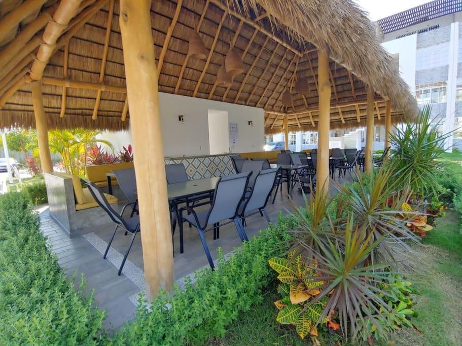Апартаменти Departamento Con Alberca Мансанільйо Екстер'єр фото
